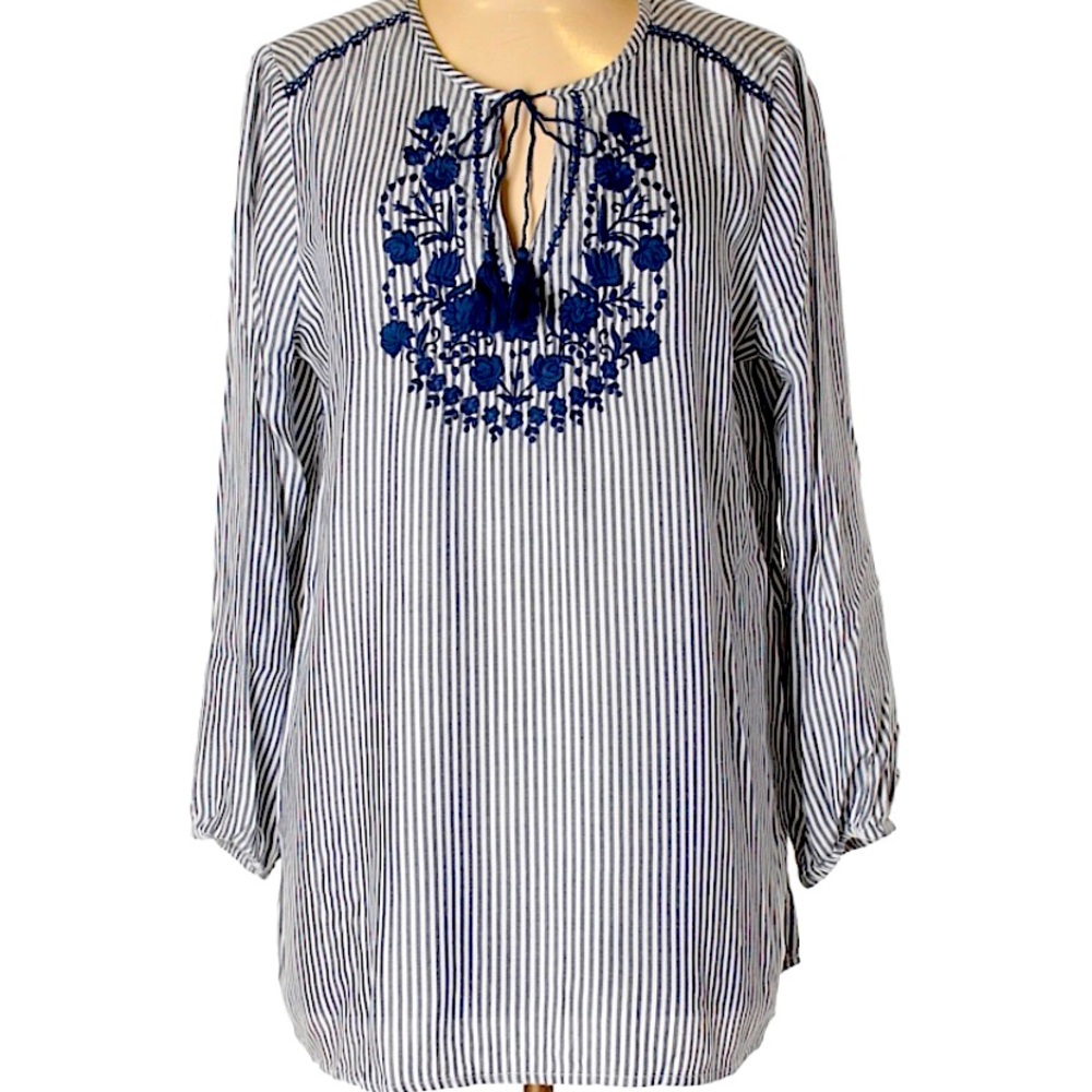 Old Navy Long Sleeve Stripe Tunic!